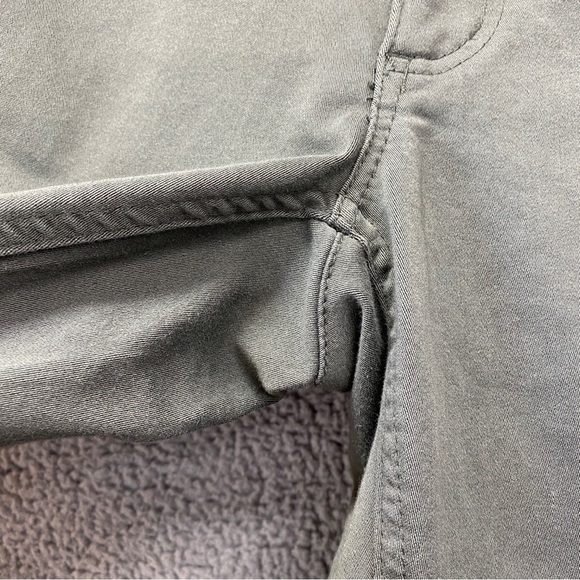 Democracy Ab Technology Greyish Olive Skinny Leg Pants Sz 4 - Picture 4 of 10